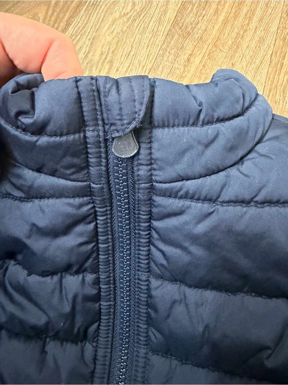 GAP Navy Quilted Puffer Vest for Kids